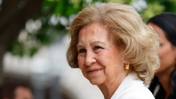 Do&ntilde;a Sof&iacute;a posando para la prensa / GTRES