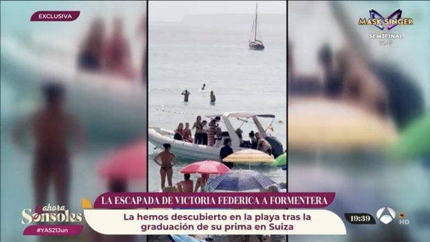 Im&aacute;genes de Victoria Federica en 'Y ahora Sonsoles'. / Antena 3