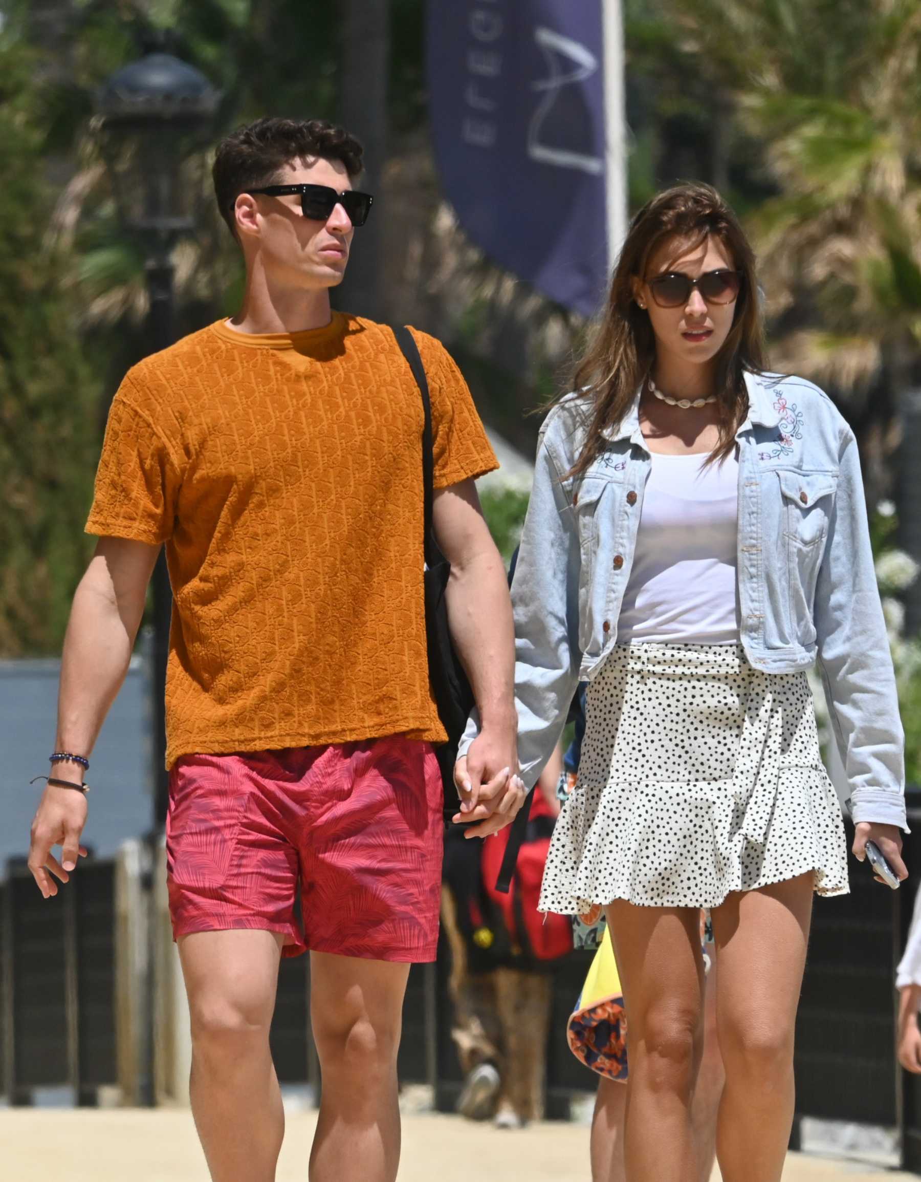 Kepa Arrizabalaga y Andrea Mart&iacute;nez durante sus vacaciones / Gtres
