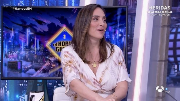 Tamara Falc&oacute; en el plat&oacute; de 'El Hormiguero'. / Antena 3