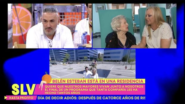 Bel&eacute;n Esteban visitando una residencia. / Telecinco