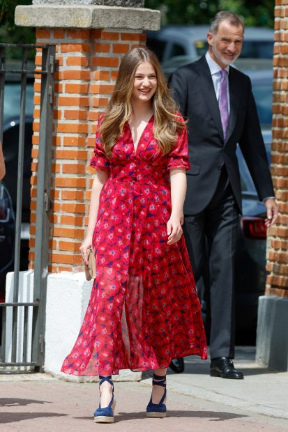 La Princesa Leonor en la confirmaci&oacute;n de la infanta Sof&iacute;a. / Gtres