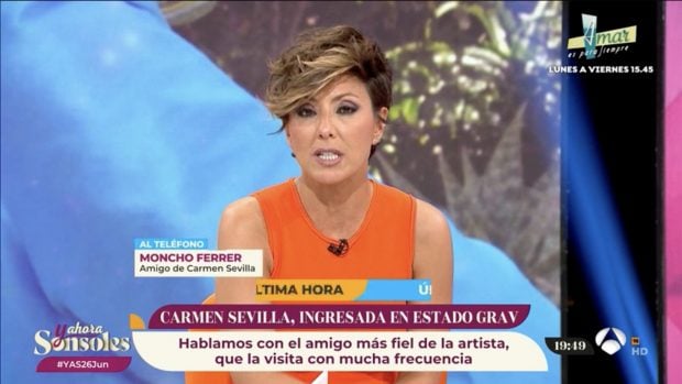 Sonsoles &Oacute;nega en 'Y ahora Sonsoles'. / Antena 3