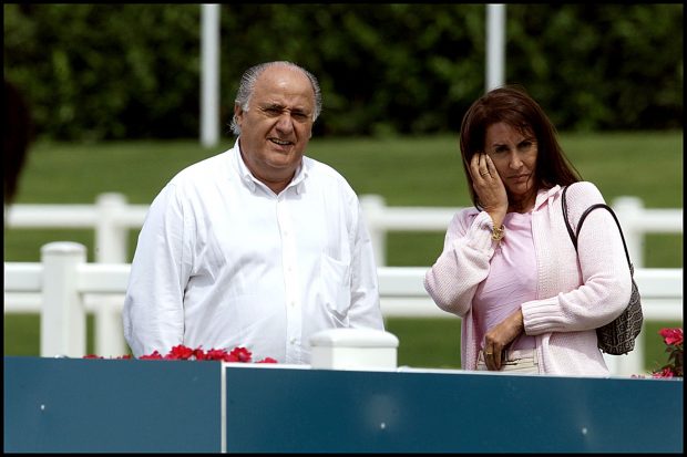 Amancio Ortega en el concurso de saltos en La Coru&ntilde;a / Gtres
