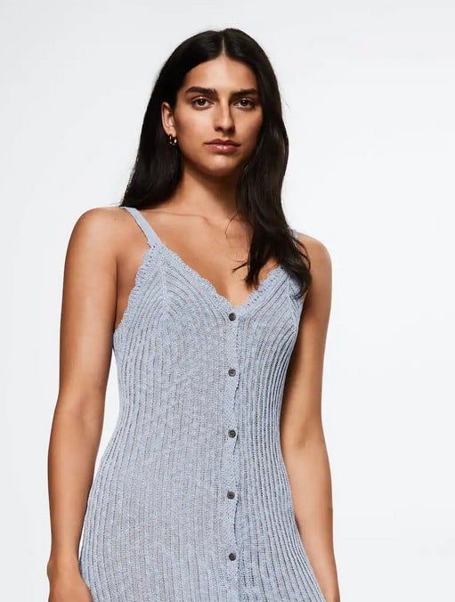 Fresquito, de canal&eacute; y midi: el vestido de Mango Outlet que tienes que fichar ya