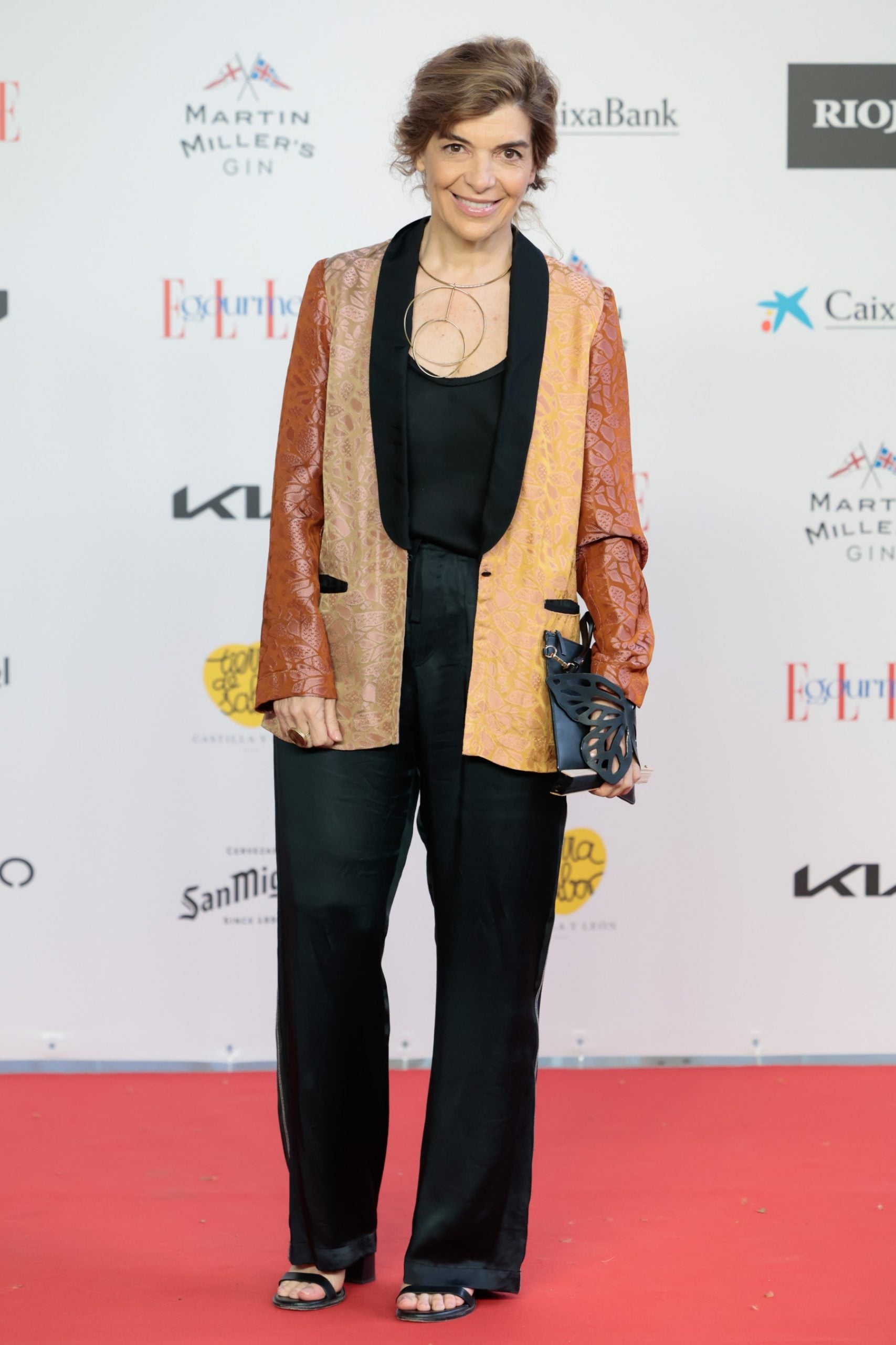 Xandra Falc&oacute; en el photocall de los premios 'Elle Gourmet' en Madrid/ Gtres