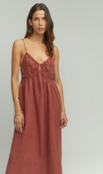 El vestido midi de lino de Tintoretto que est&aacute; volando de El Corte Ingl&eacute;s