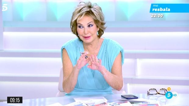 Ana Rosa Quintana durante el programa / Telecinco