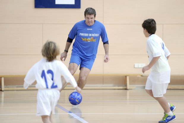 Mario Picazo en un partido solidario / GTRES
