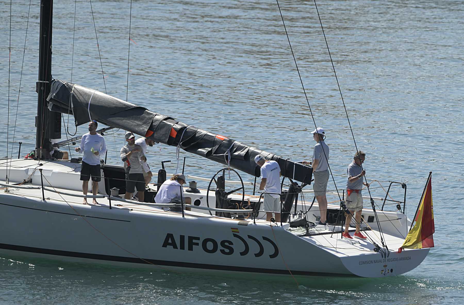 Felipe VI en la primera sesi&oacute;n de entrenamiento preparatoria para la 41 Copa del Rey Mapfre de vela / Gtres