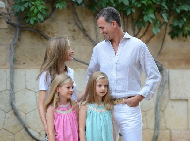 El posado de la Familia Real en Mallorca en 2014 / Gtres