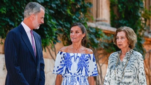 Los Reyes y Do&ntilde;a Sof&iacute;a en Palma / Gtres