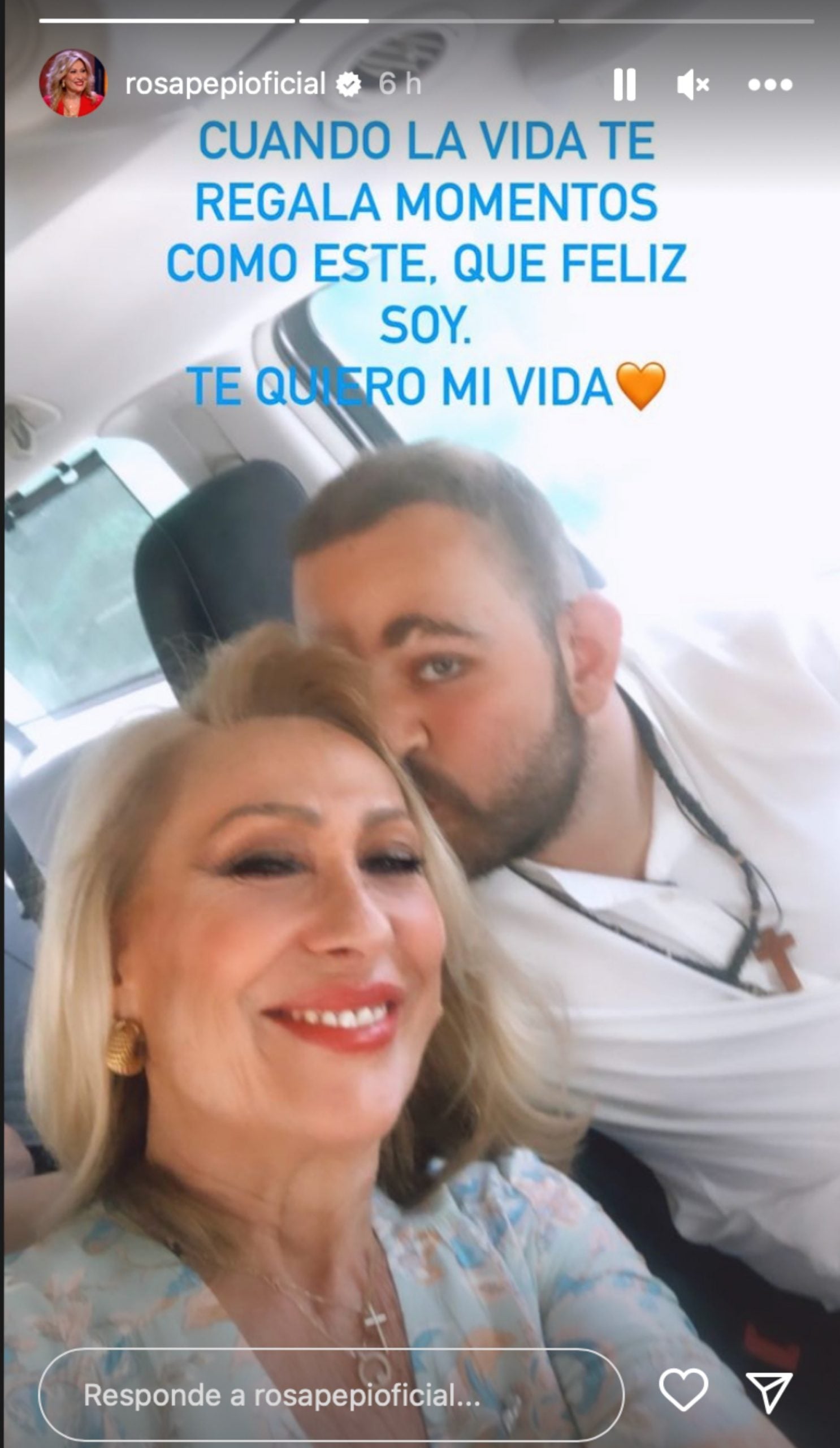 Rosa Benito y David Flores/ Instagram