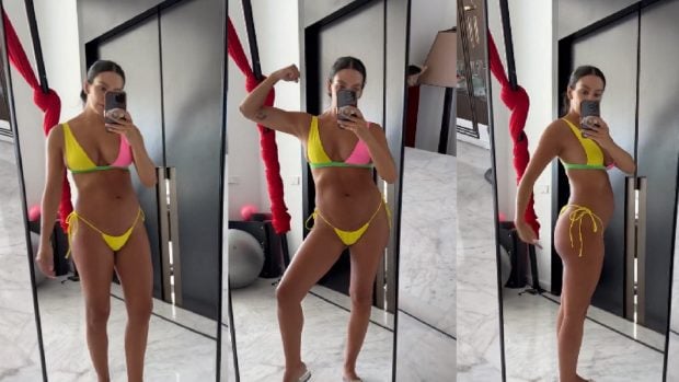 Cristina Pedroche ense&ntilde;ando su cuerpo / Instagram