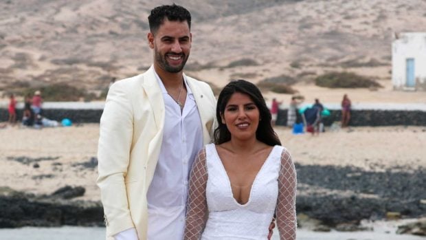 Isa Pantoja y Asraf Beno en La Graciosa / Gtres