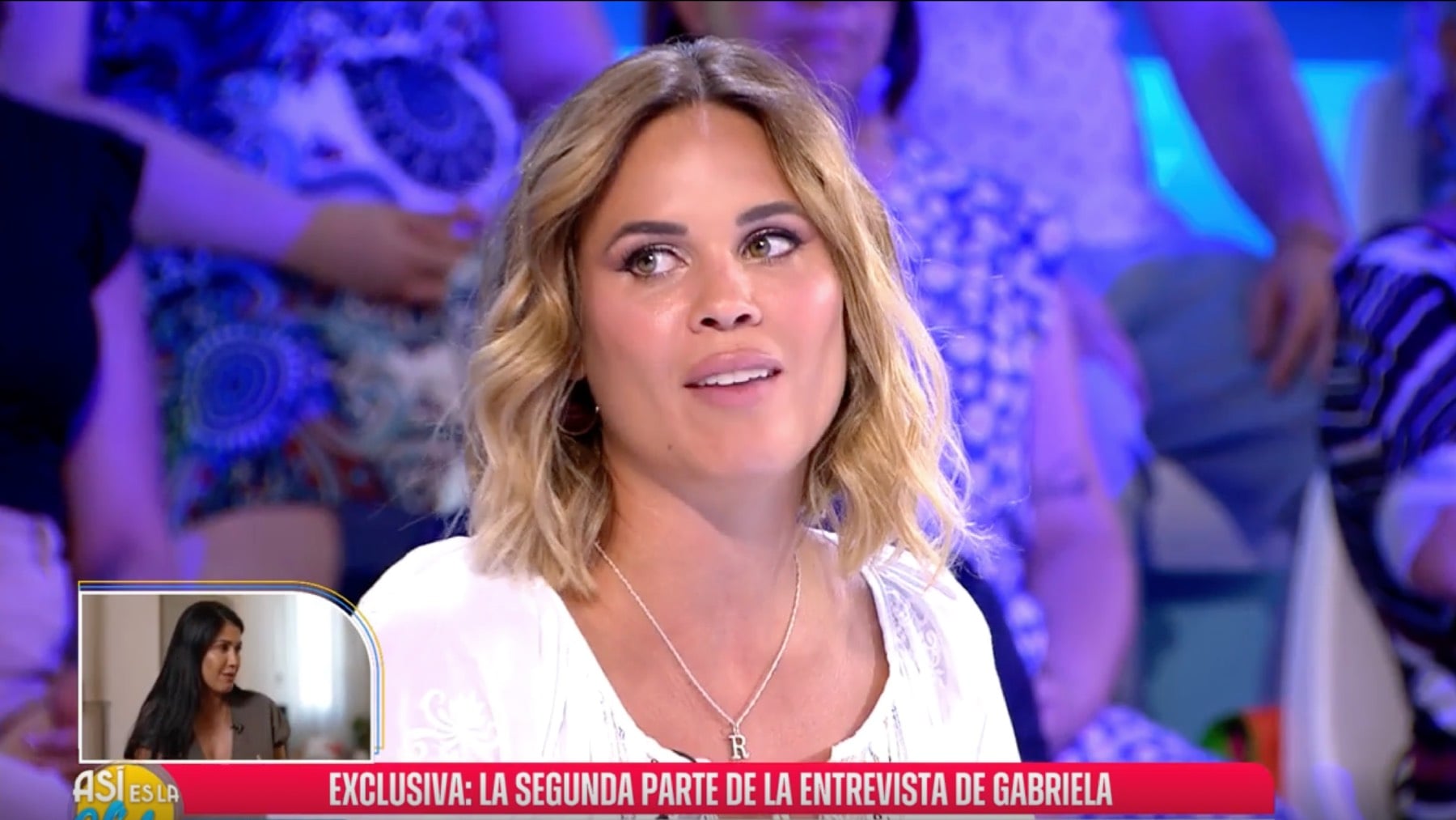 Raquel Arias en el programa 'Así es la vida'/ Mediaset