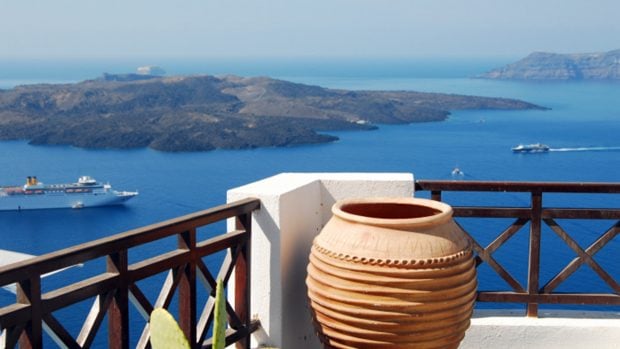 Panor&aacute;mica de Santorini, en Grecia / Gtres
