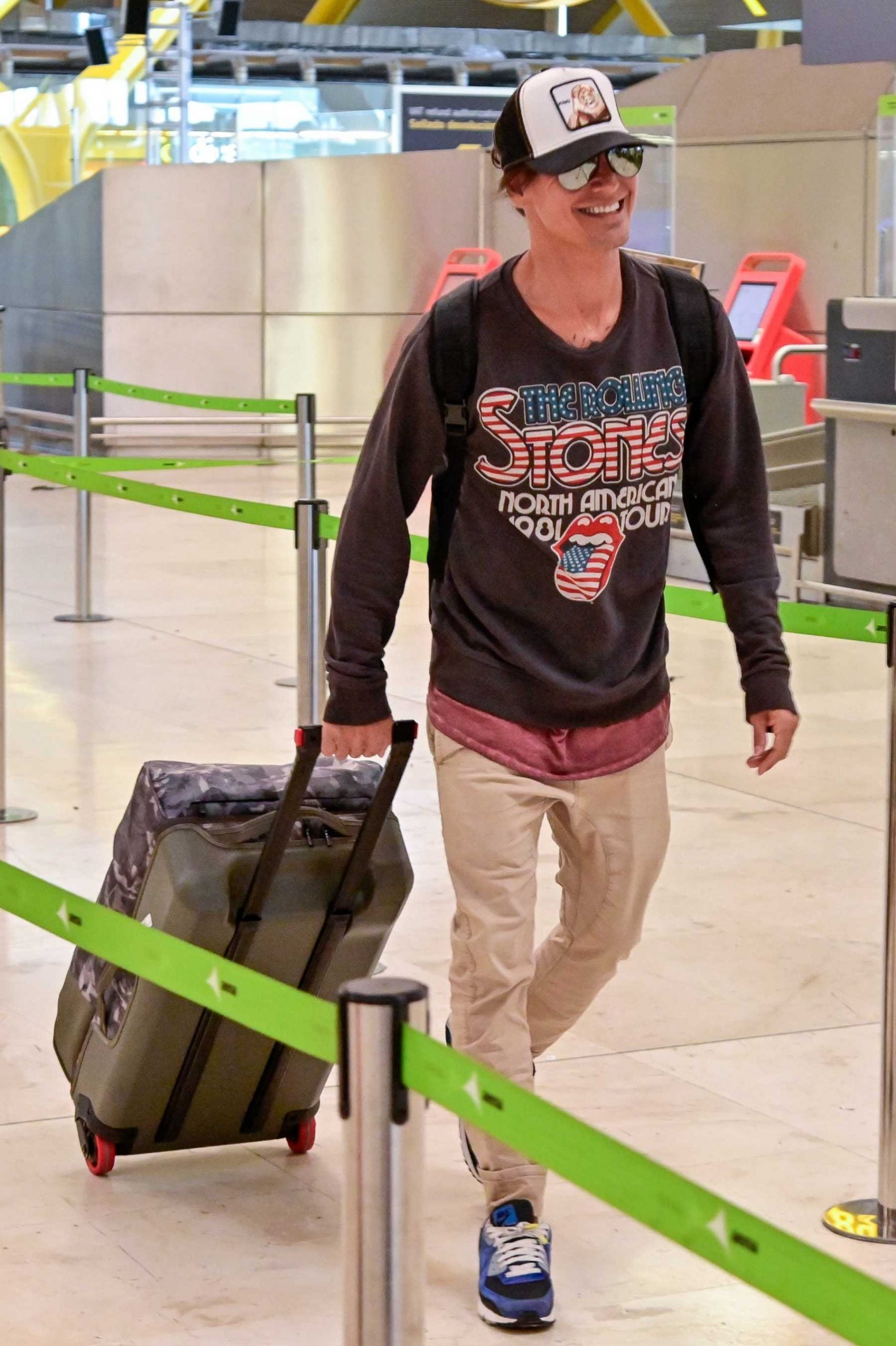 Julio Jos&eacute; Iglesias en el aeropuerto de Madrid / Gtres