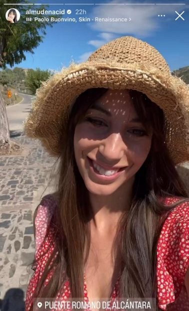 Almudena Cid en C&aacute;ceres / Instagram