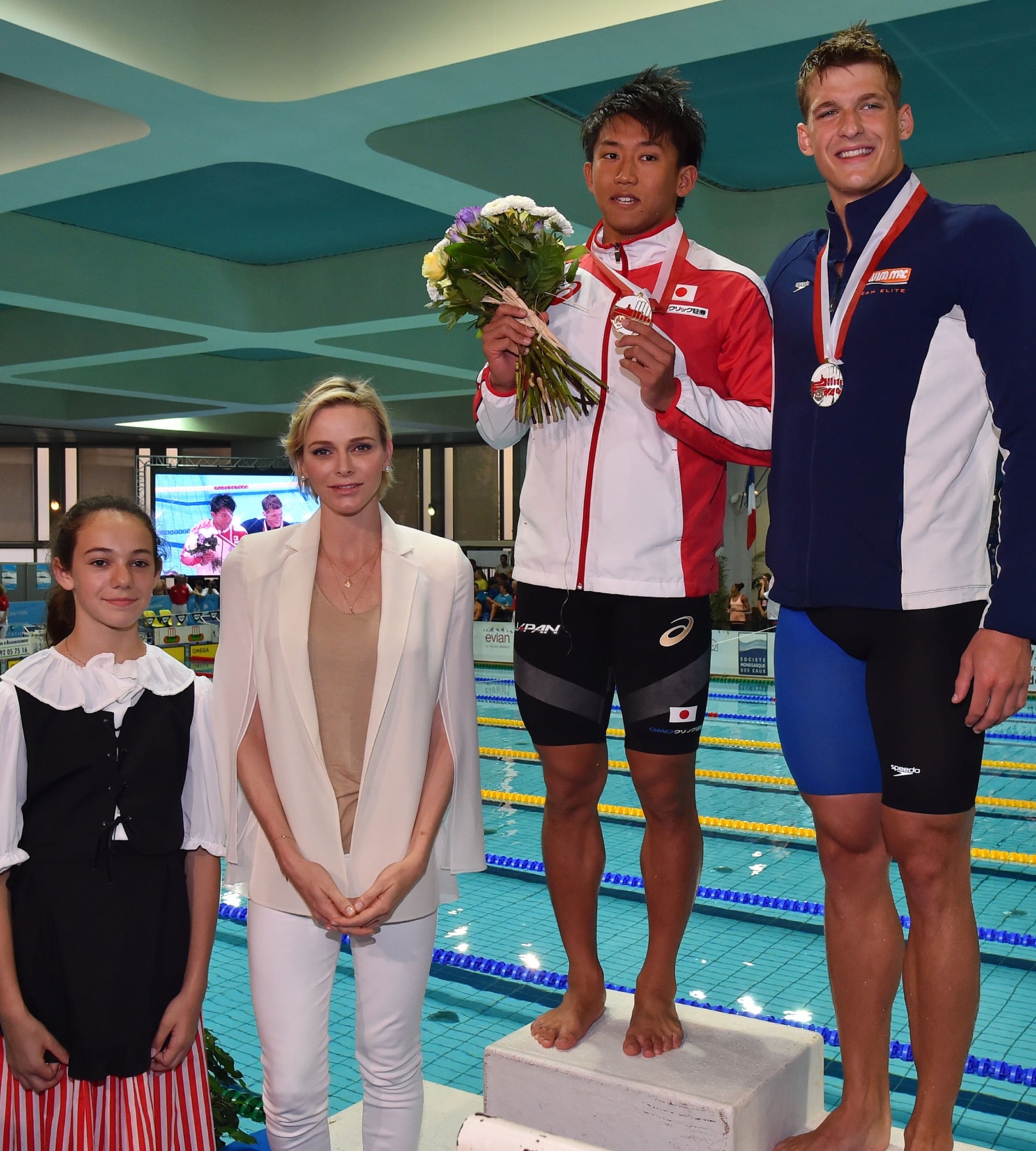 Charlene de M&oacute;naco en el 'International Swimming Meeting'. 2015/ Gtres