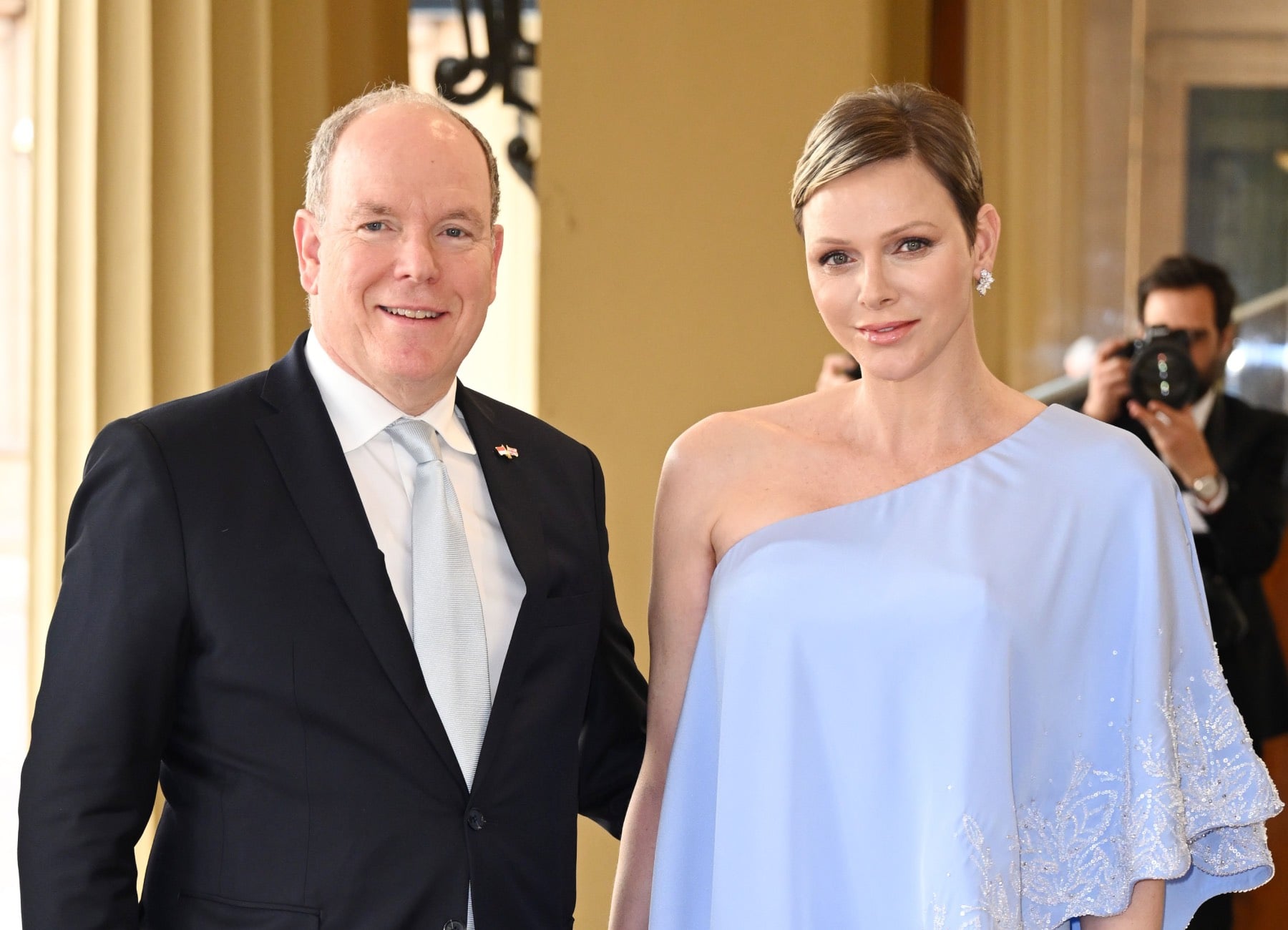 La princesa Charlene y el pr&iacute;ncipe Alberto/ Gtres