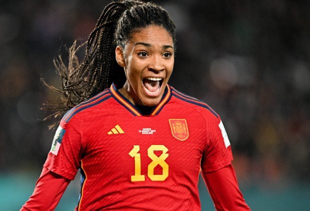 Salma Paralluelo, jugadora de la Selecci&oacute;n Espa&ntilde;ola de f&uacute;tbol femenino / Gtres