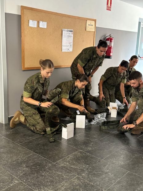 La Princesa Leonor, con el uniforme militar