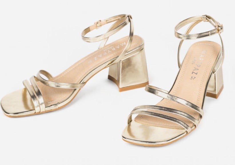 De la pasarela al top ventas: descubre las sandalias de tac&oacute;n dorado de Marypaz que est&aacute;n rebajadas y son tendencia