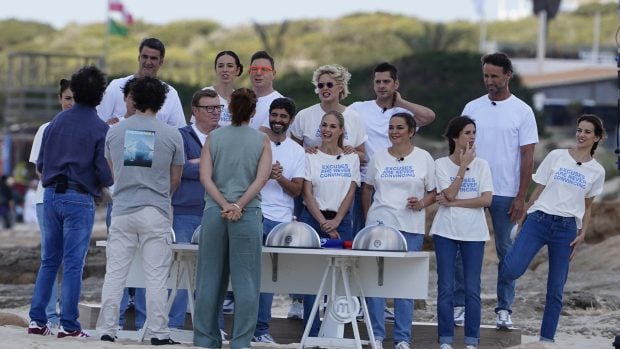 Daniel Illescas entre los concursantes de 'MasterChef Celebrity' / Gtres