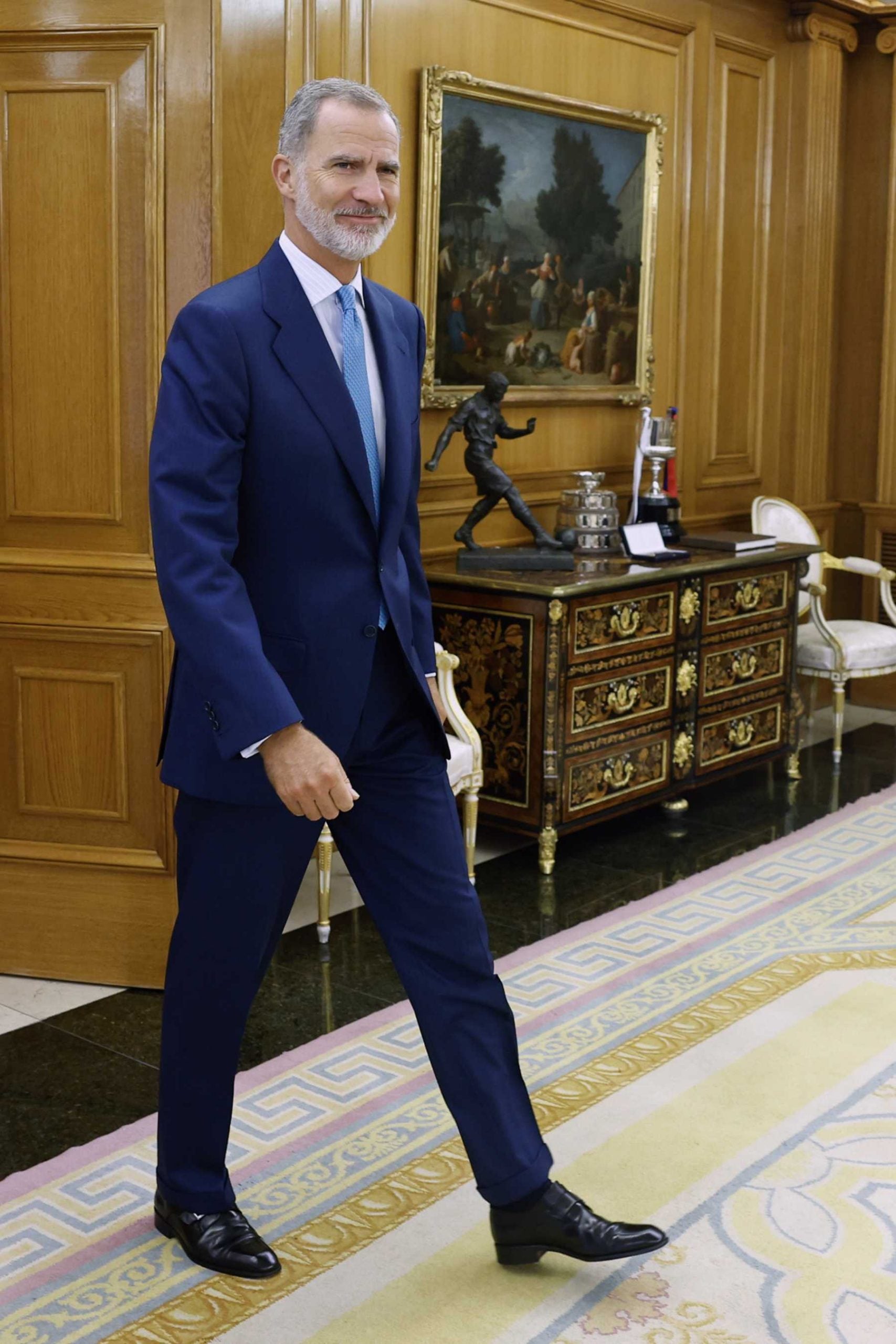 El Rey Felipe en una recepci&oacute;n en Palacio / Gtres