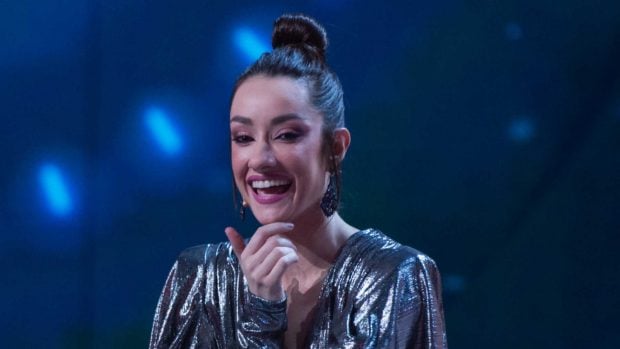 Adara Molinero en el plat&oacute; de 'GHVIP' / Gtres