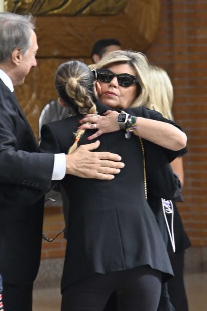 Terelu Campos y su hija, Alejandra Rubio en el tanatorio de La Paz / Gtres