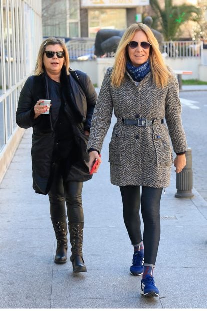 Belen Rodr&iacute;guez y Terelu Campos por las calles de Madrid/ Gtres