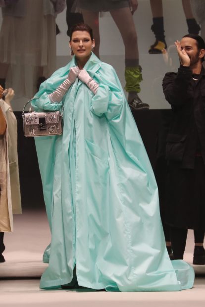 Linda Evangelista en la Fashion Week de Nueva York / Gtres