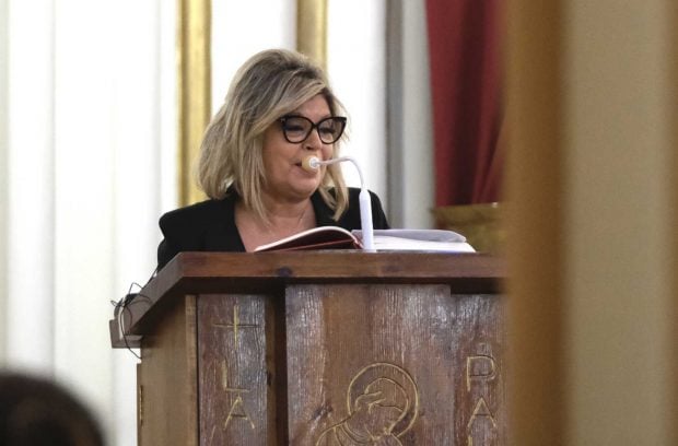 Terelu Campos en la misa a Mar&iacute;a Teresa Campos / Gtres