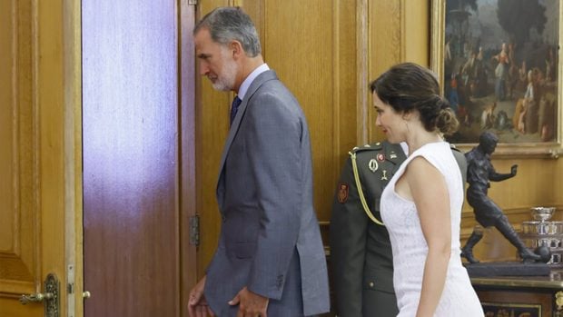 El Rey Felipe e Isabel Díaz Ayuso / Casa Real