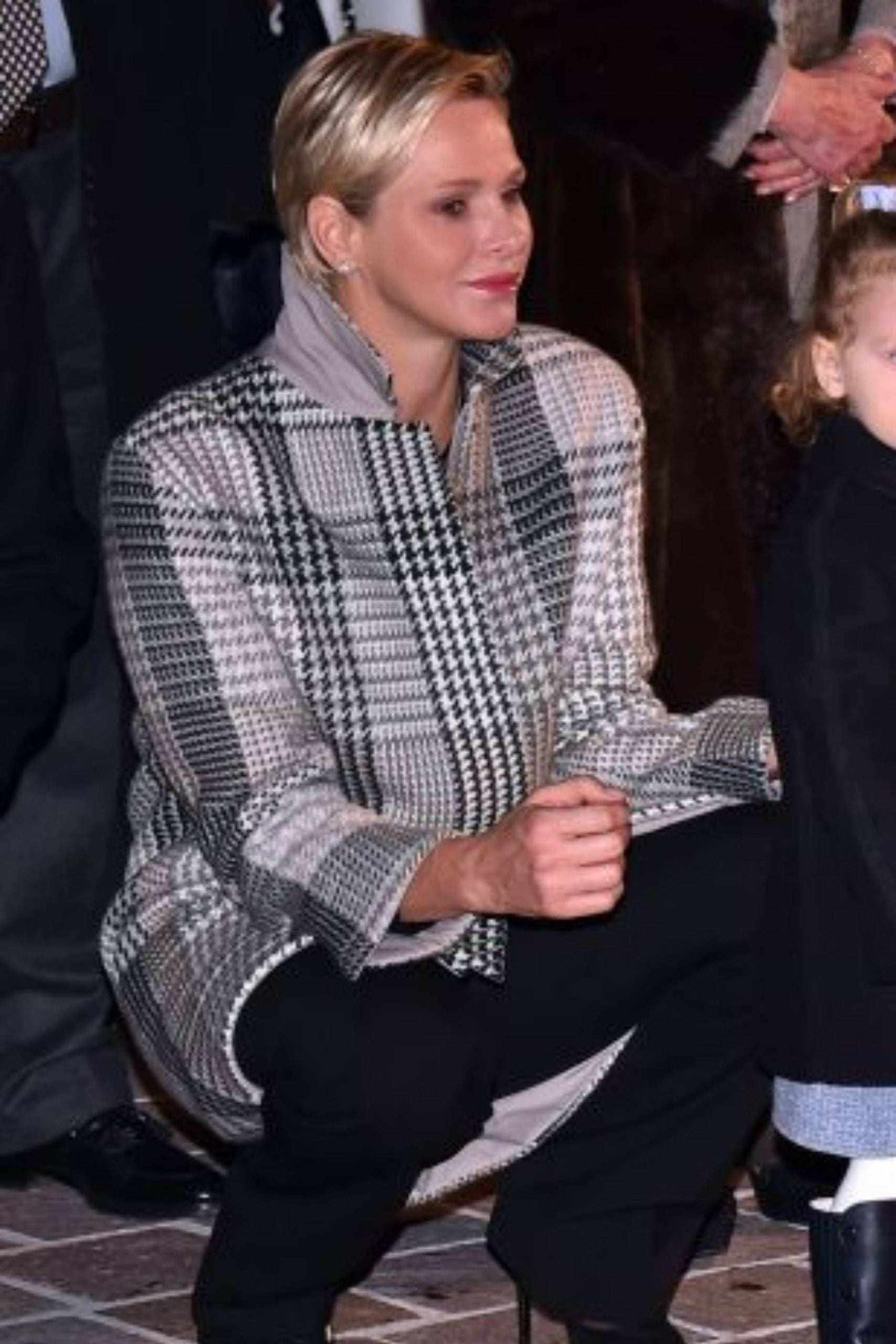 Charlene con el abrigo de Loro Piana / Gtres
