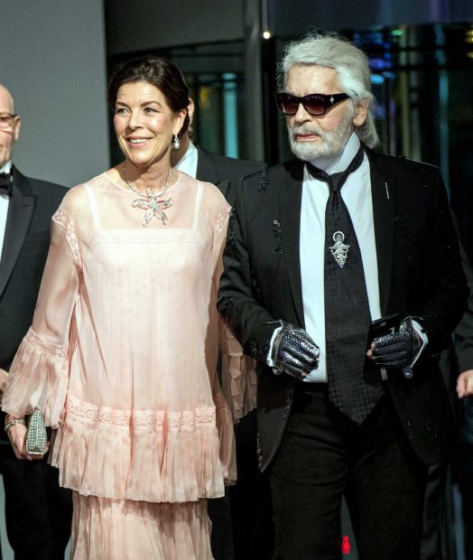 Karl Lagerfeld, Carolina de M&oacute;naco , Carolina de M&oacute;naco mal momento, en evento / Gtres
