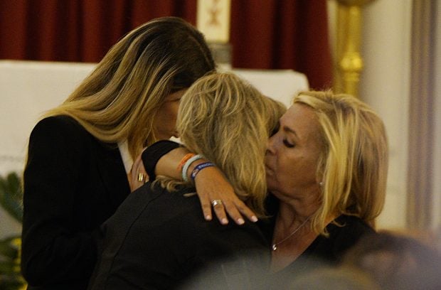 Terelu Campos en el funeral de su madre en Málaga / Gtres