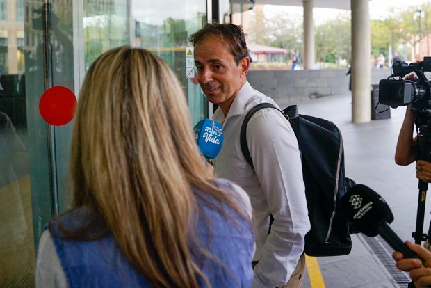 Josep Santacana llega al juicio que le acusa de alzamiento de bienes / Gtres