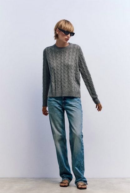 Jersey gris de Zara / Zara