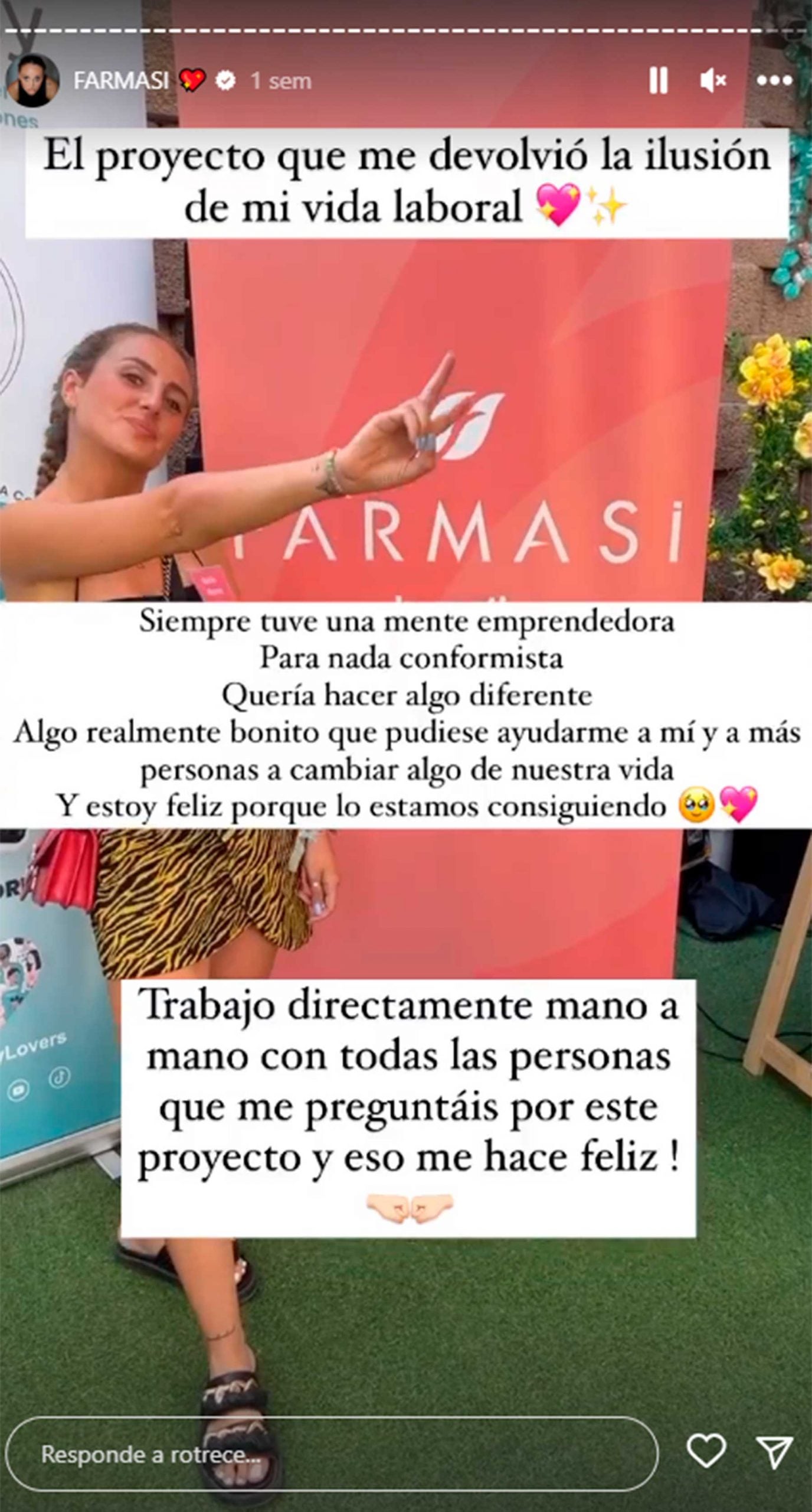 Roc&iacute;o Flores, Farmasi