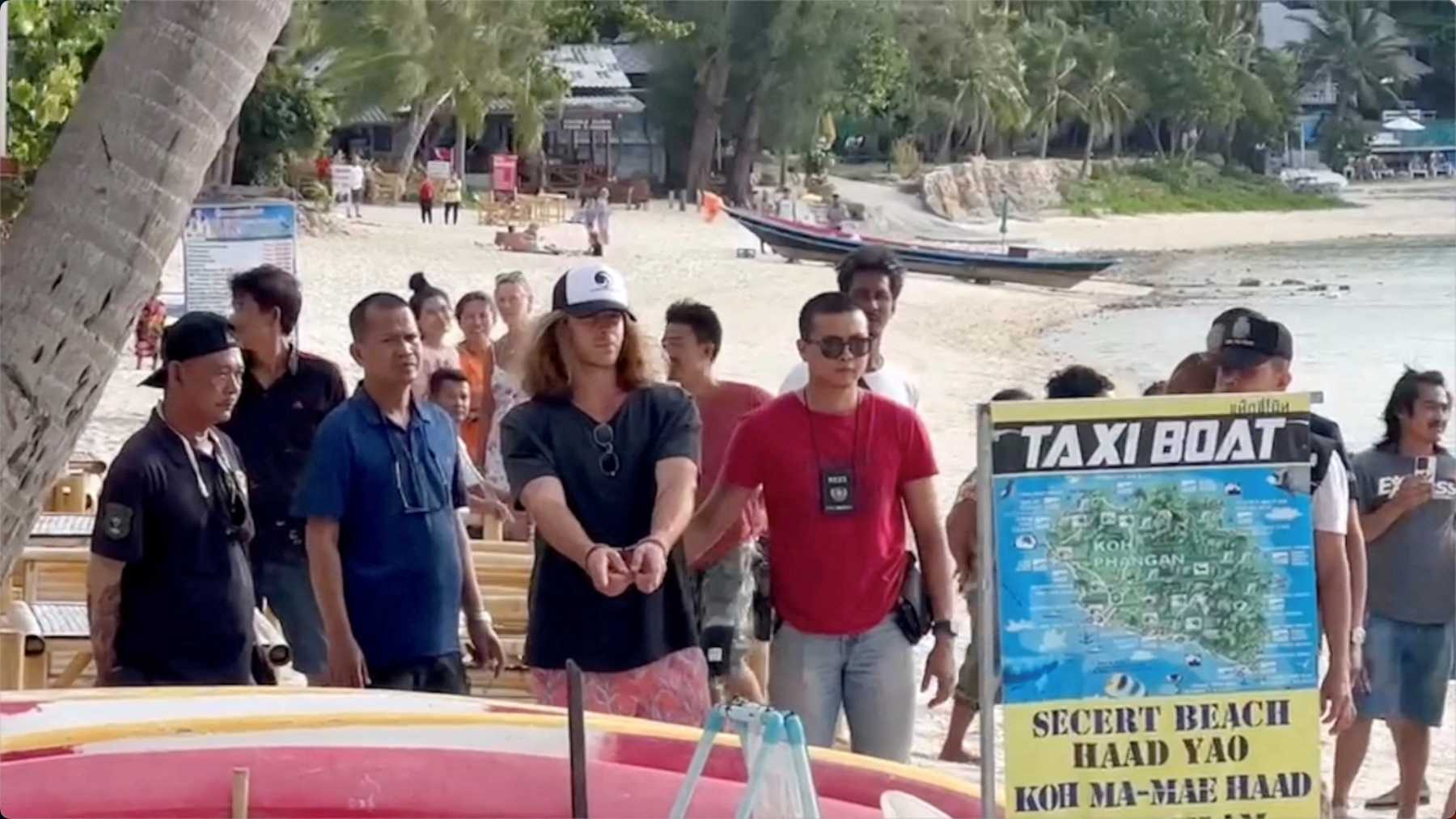 Daniel Sancho es arrestado por la polic&iacute;a en Tailandia / Gtres
