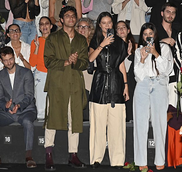Victoria Federica, María G de Jaime y Tomás Páramo en la MBFWM / Gtres