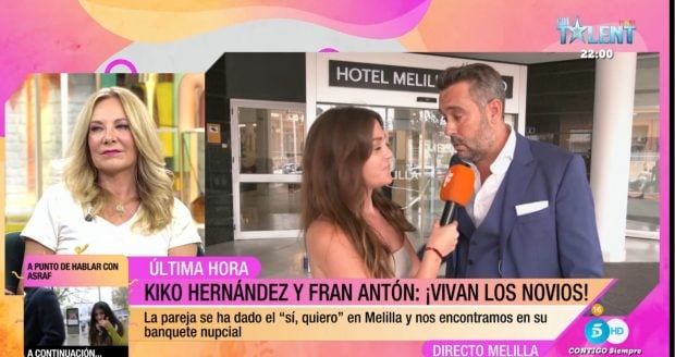 'Fiesta' informando sobre Kiko Hern&aacute;ndez / Telecinco