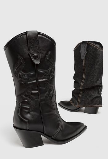 Alucinas con las botas cowboy desmontables de Stradivarius: ¡son el último grito!