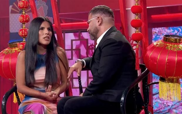 Isa Pantoja y Jorge Javier en 'Cuentos Chinos' / Telecinco