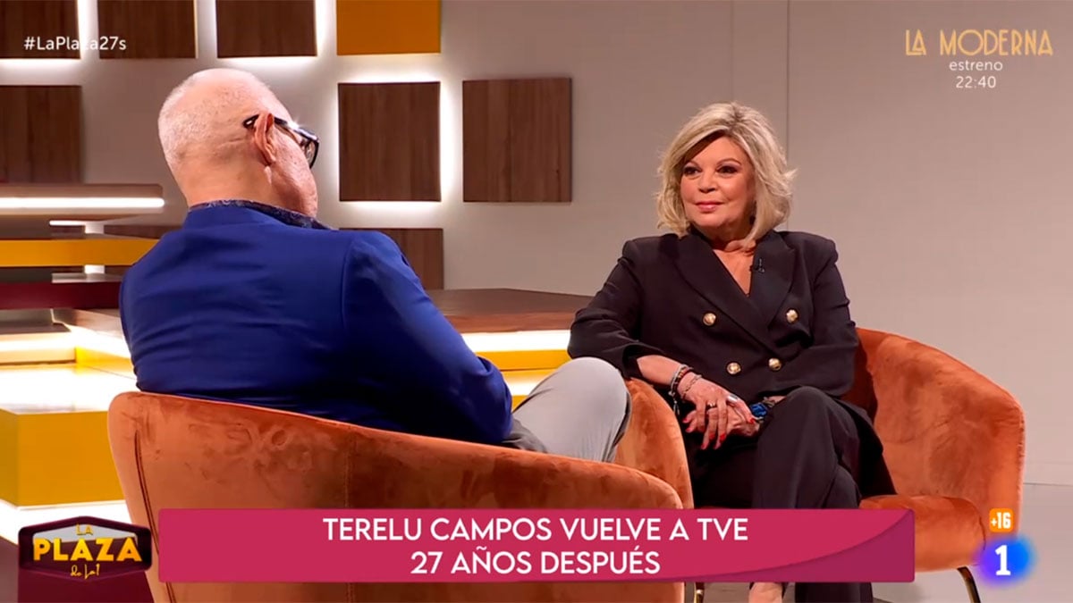 Terelu Campos en 'La Plaza de TVE' 