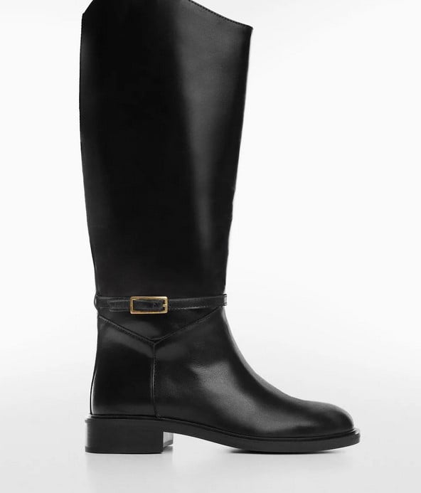 Estas botas de piel de Mango son las que querrás tener en tu fondo de armario