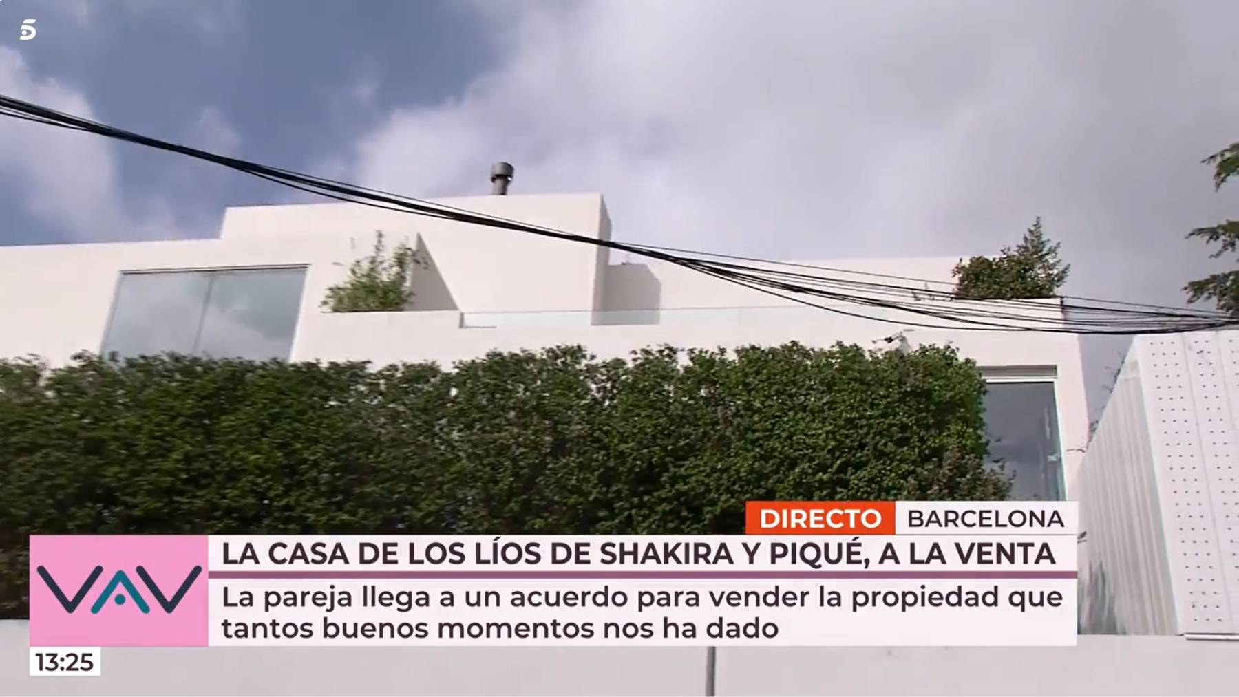 Mansi&oacute;n de Shakira y Piqu&eacute; en Barcelona/ Mediaset 
